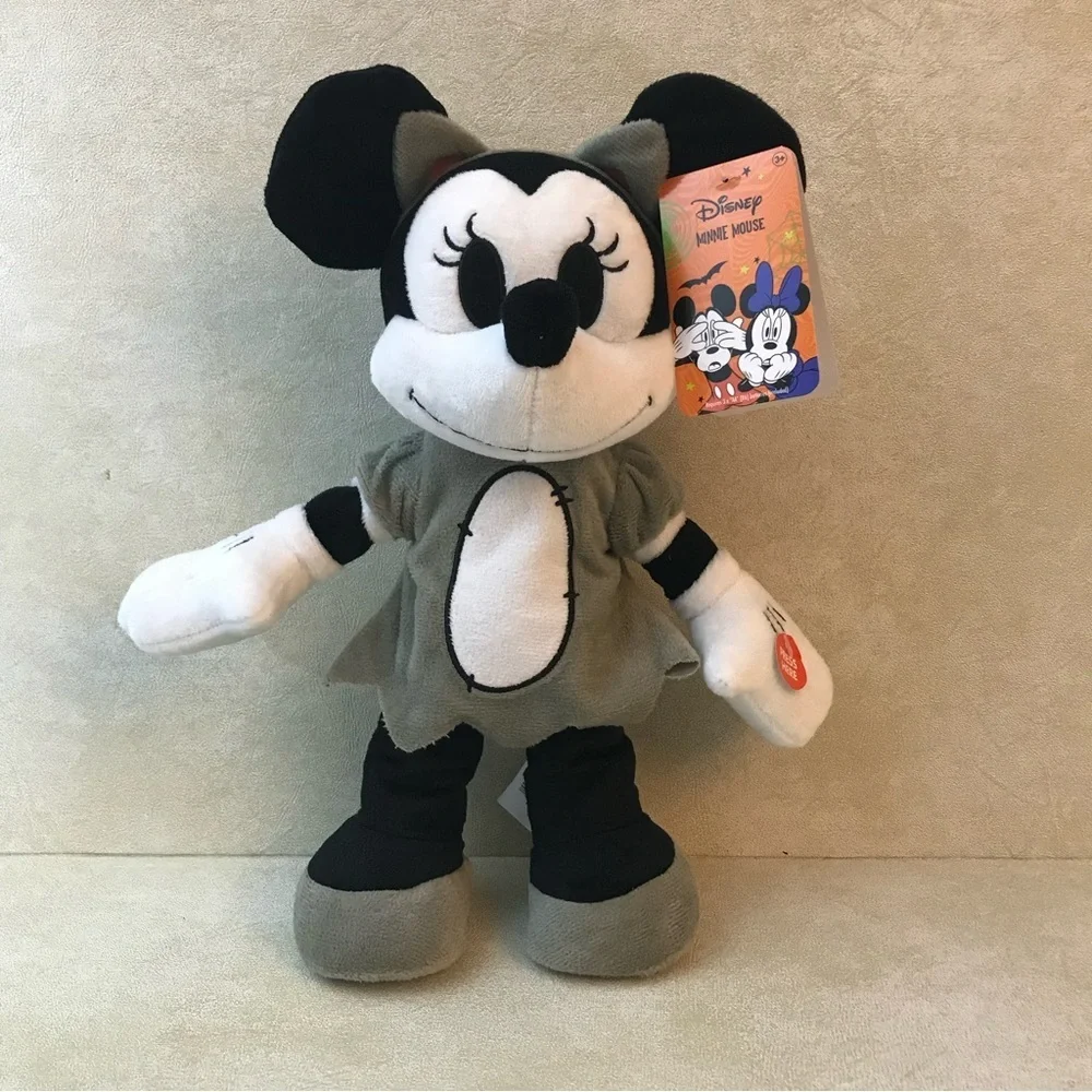 Disney Just Play Halloween Minnie Mouse 13” Stepper Dance Musical Plush New - Picture 1 of 13
